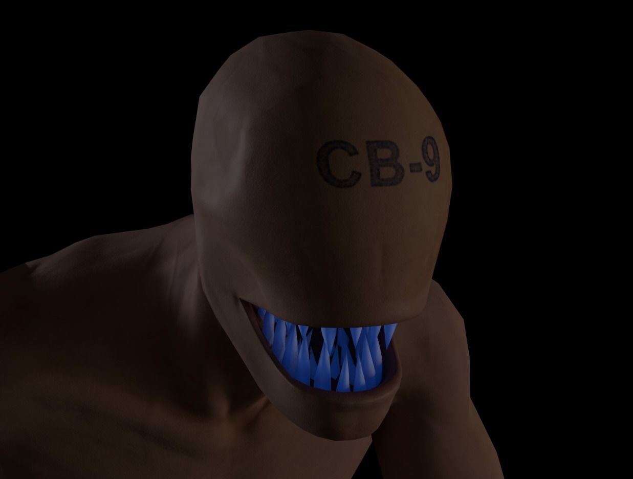 Horror Creep Nightmare Low-poly 3D model_17