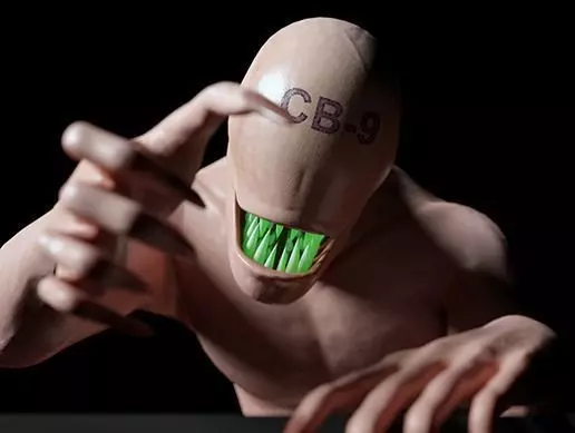 Horror Creep Nightmare Low-poly 3D model_0