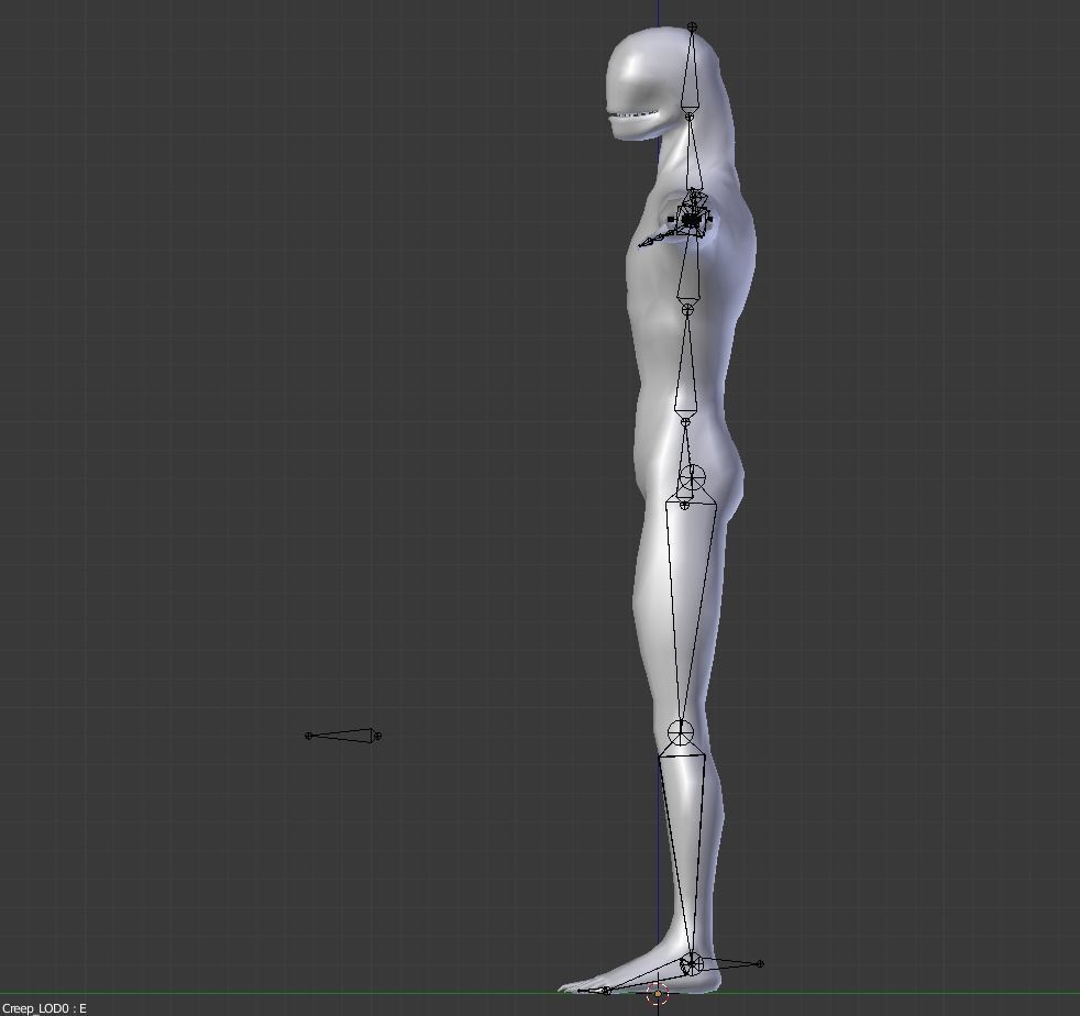 Horror Creep Nightmare Low-poly 3D model_24