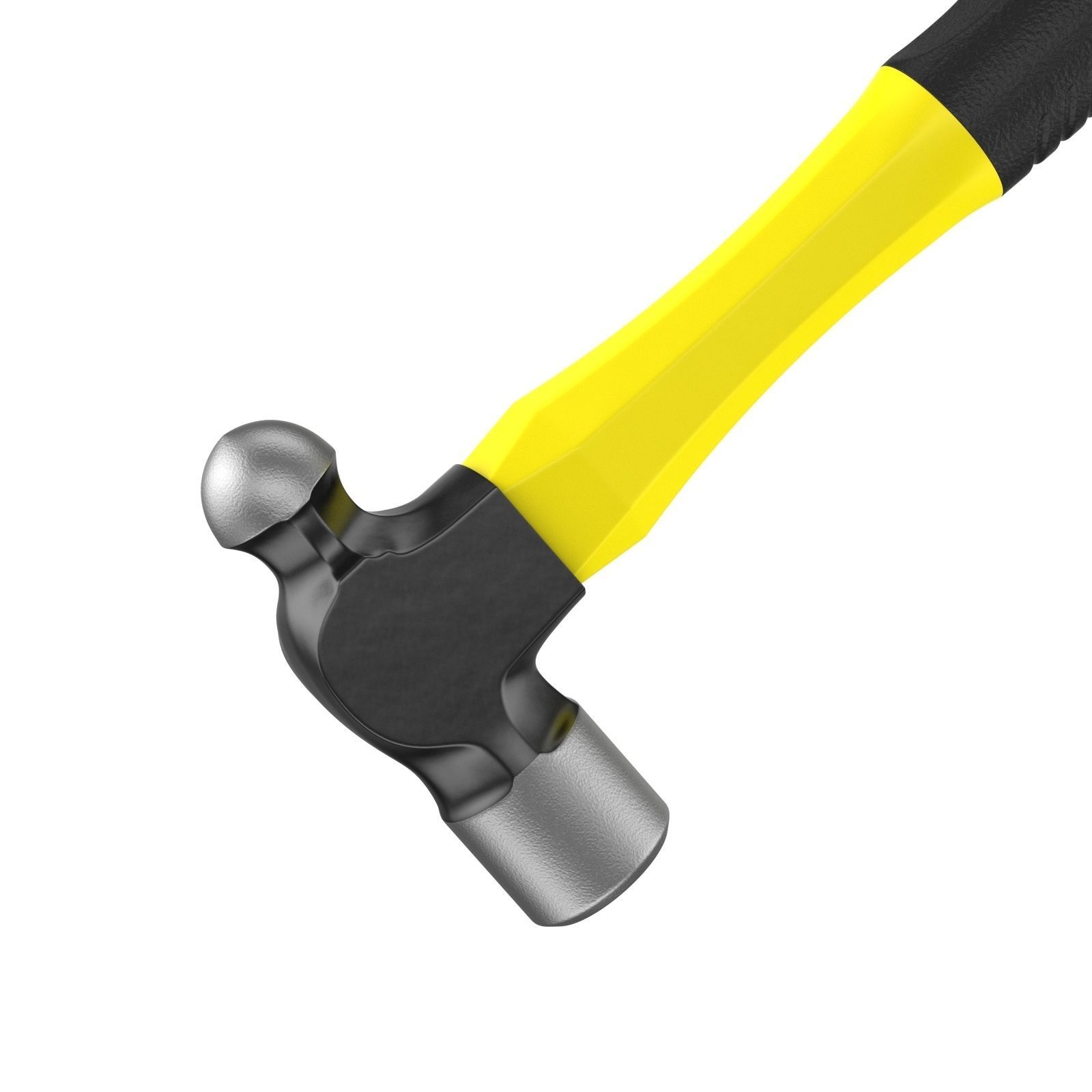 Graphite Ball Pein Hammer 3D model_5