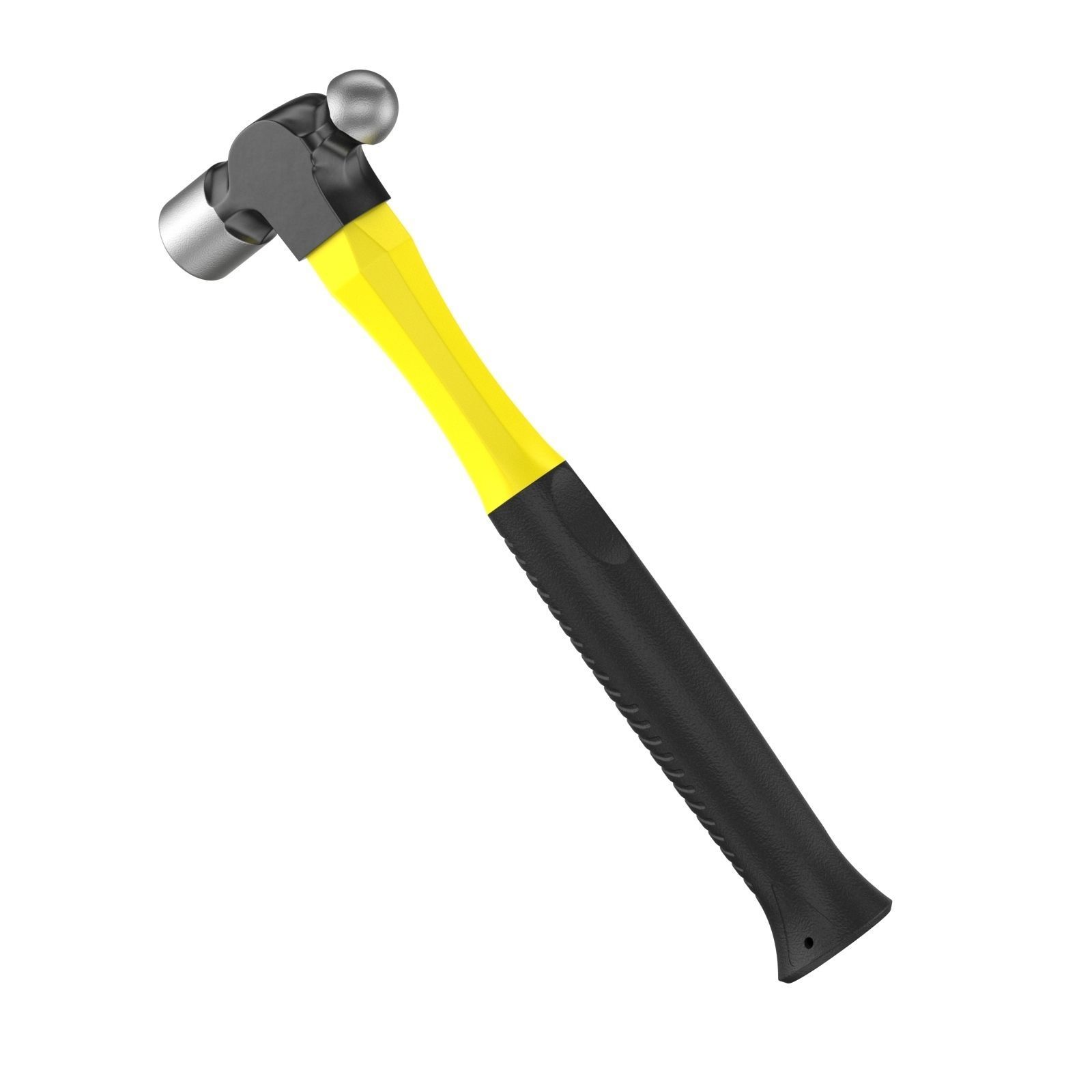 Graphite Ball Pein Hammer 3D model_3