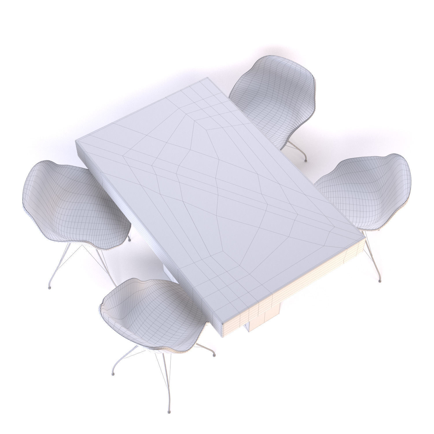 Resin river coffe table 3D model_7