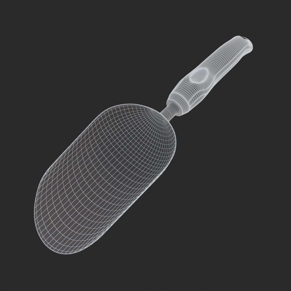 Scoop Hand Tool 3D model_8