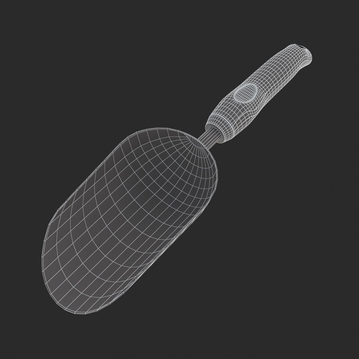 Scoop Hand Tool 3D model_7