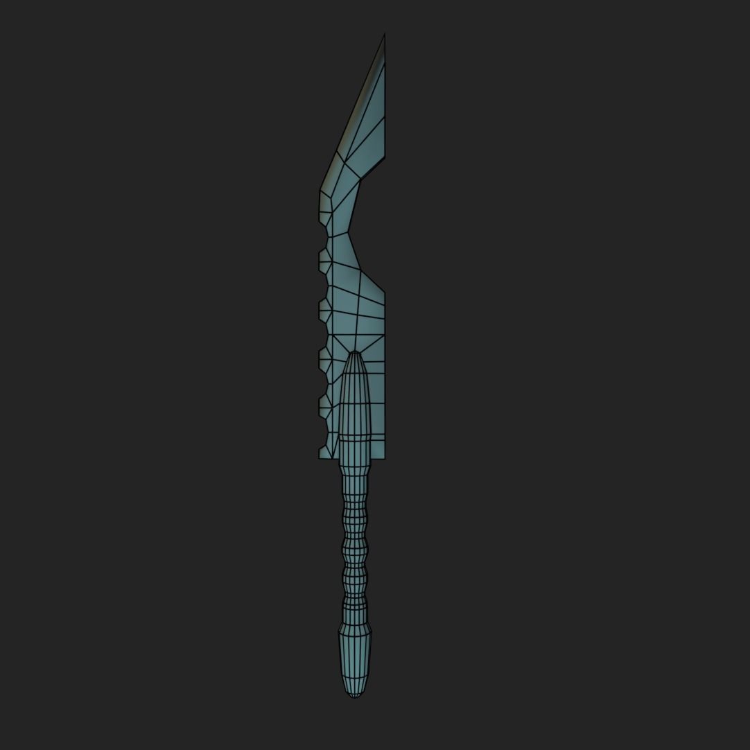 Futuristice SciFi Knife Asset free VR / AR / low-poly 3D model | CGTrader