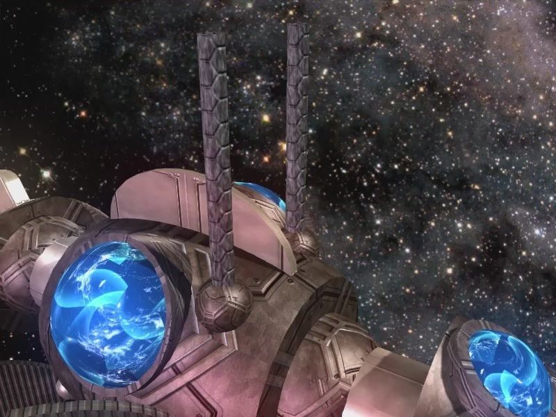 long nose fish spaceship Low-poly 3D model_6