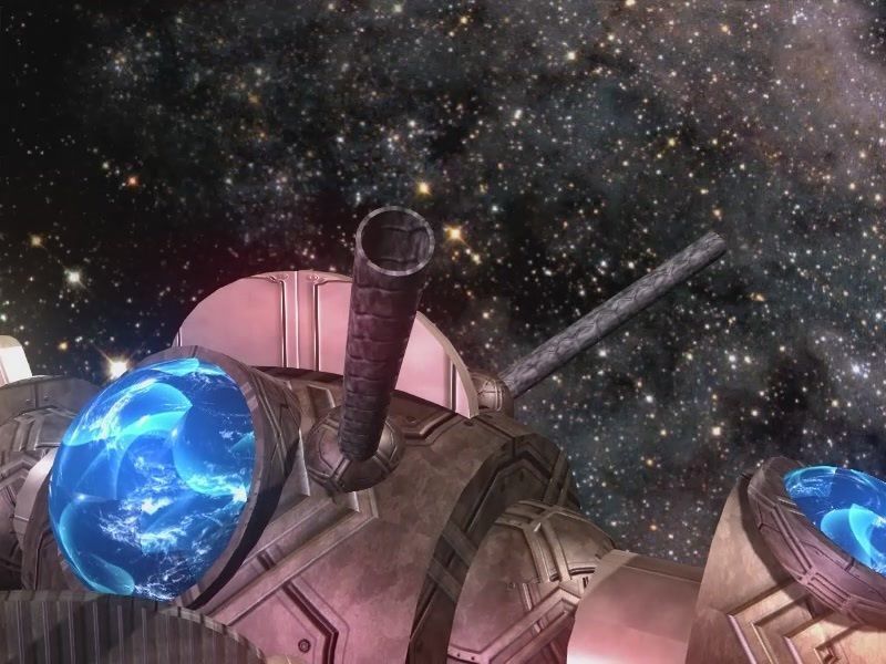 long nose fish spaceship Low-poly 3D model_8