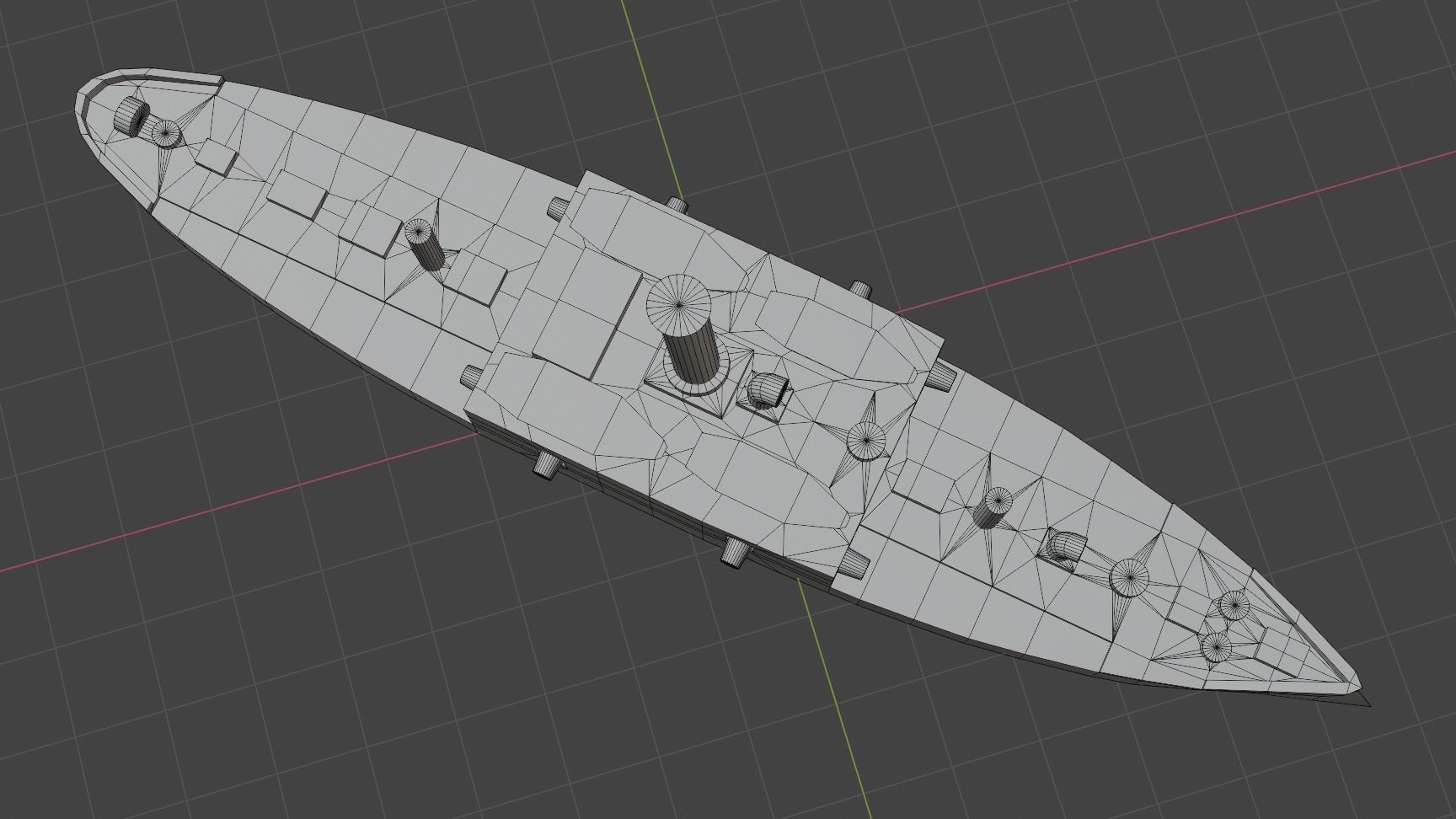 Brazilian Armored Corvette Marriz e Barros 3D print model_17