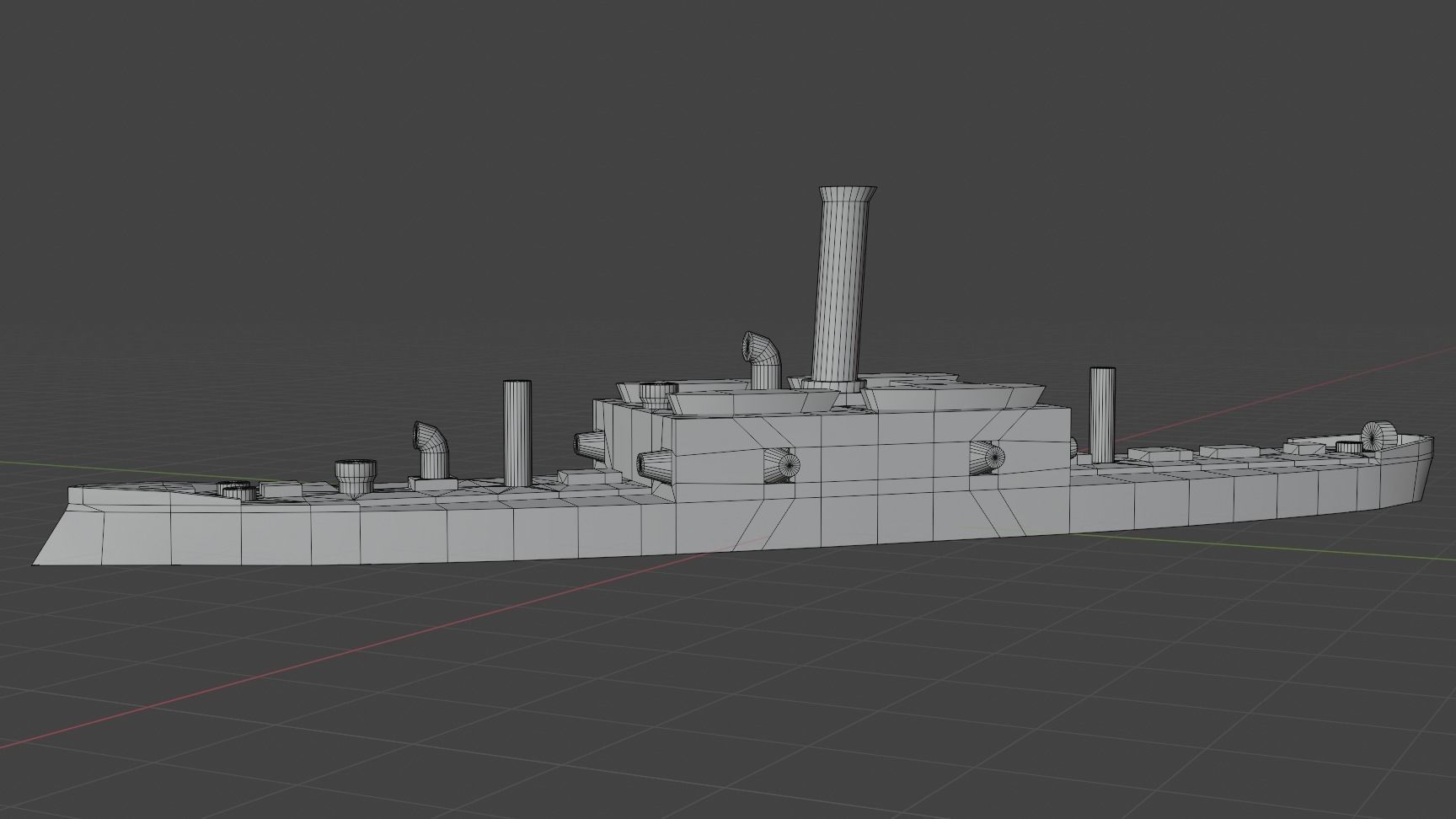 Brazilian Armored Corvette Marriz e Barros 3D print model_14