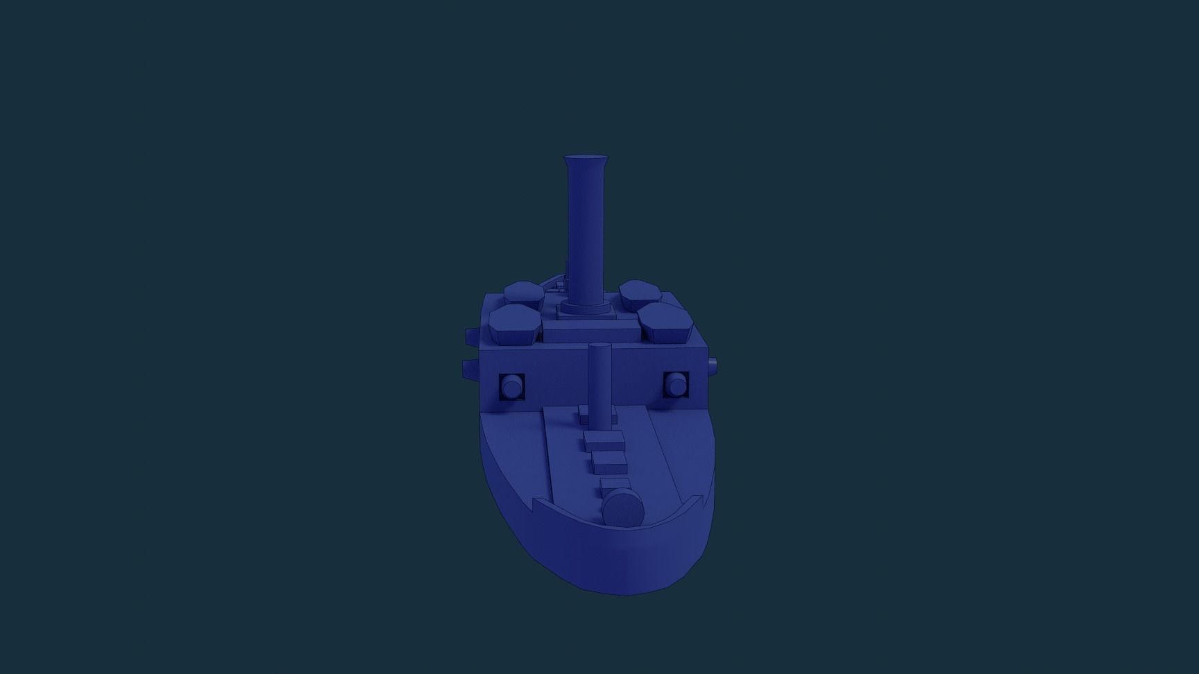 Brazilian Armored Corvette Marriz e Barros 3D print model_5