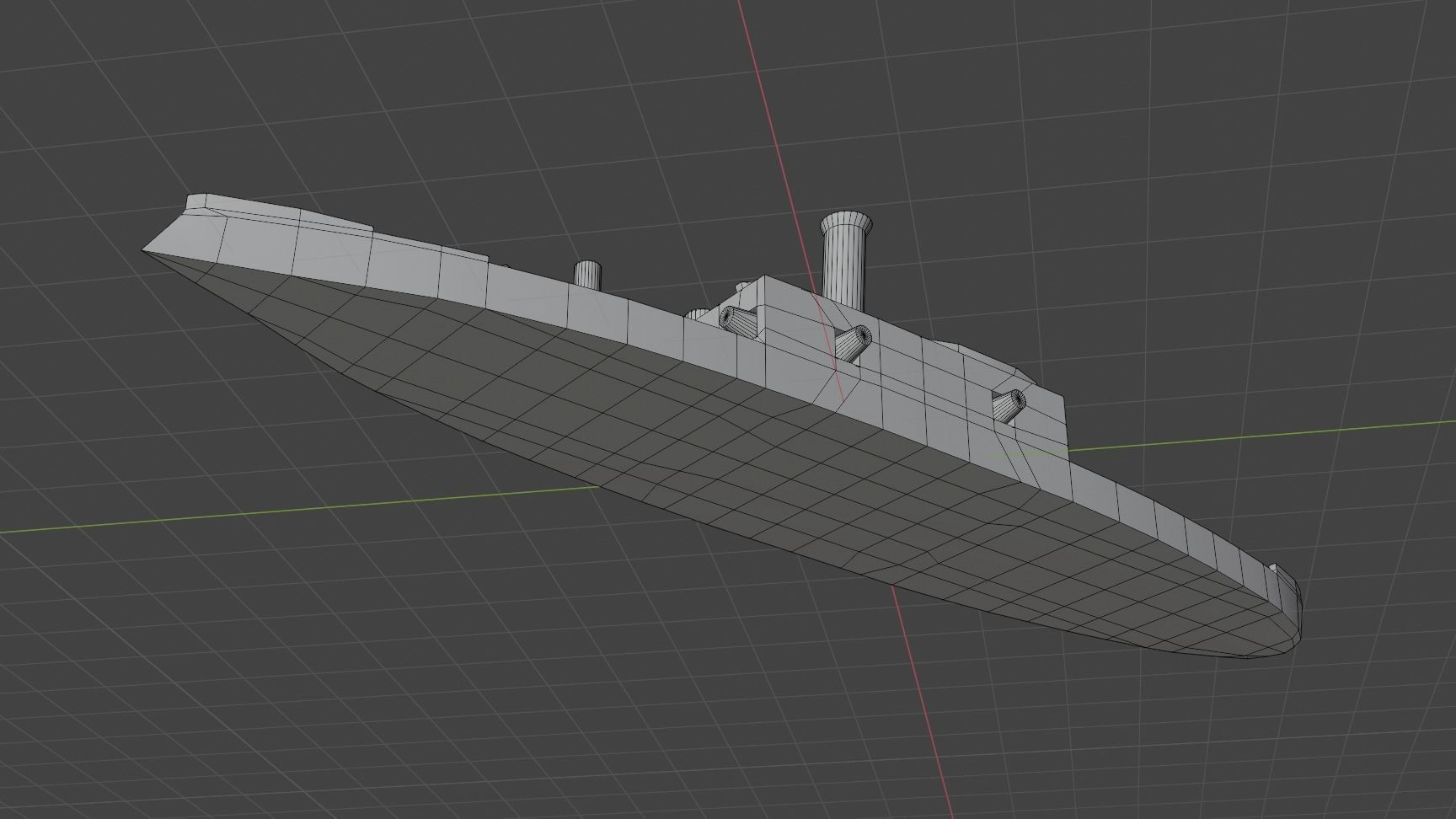 Brazilian Armored Corvette Marriz e Barros 3D print model_16