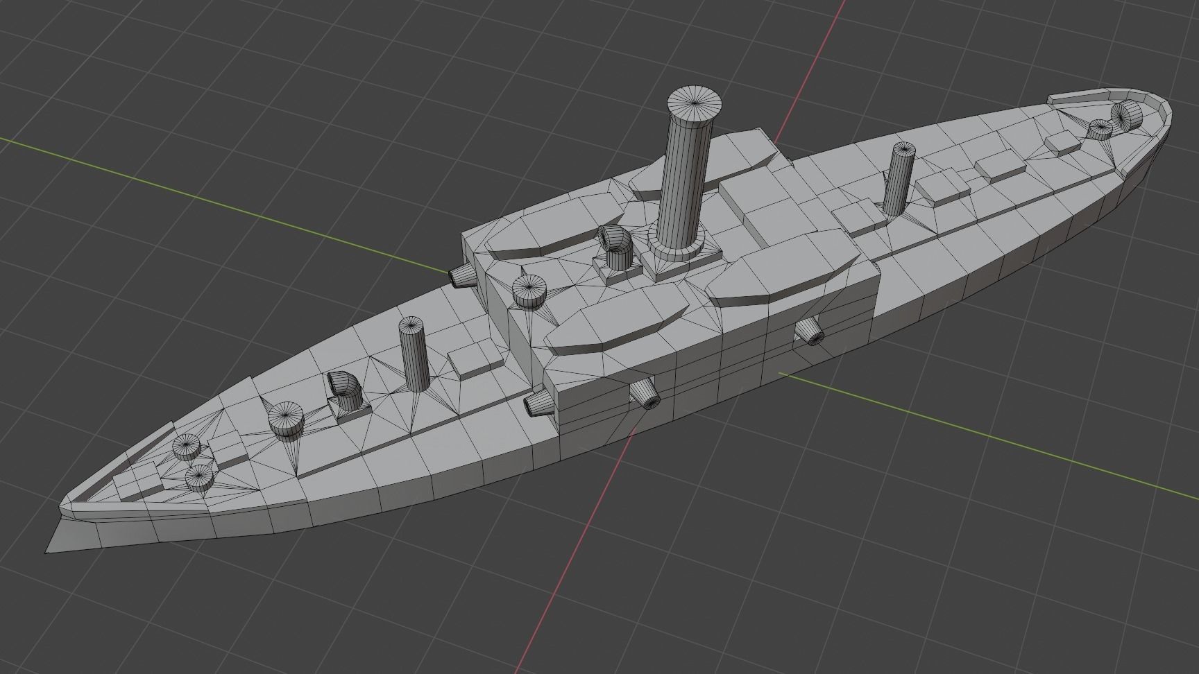 Brazilian Armored Corvette Marriz e Barros 3D print model_15
