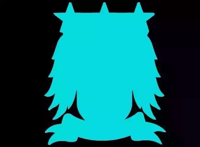 Manchester City Football Club 3D Logo 3D print model