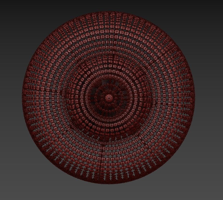 Chandelier Bari E 18100200 G 3D model_3