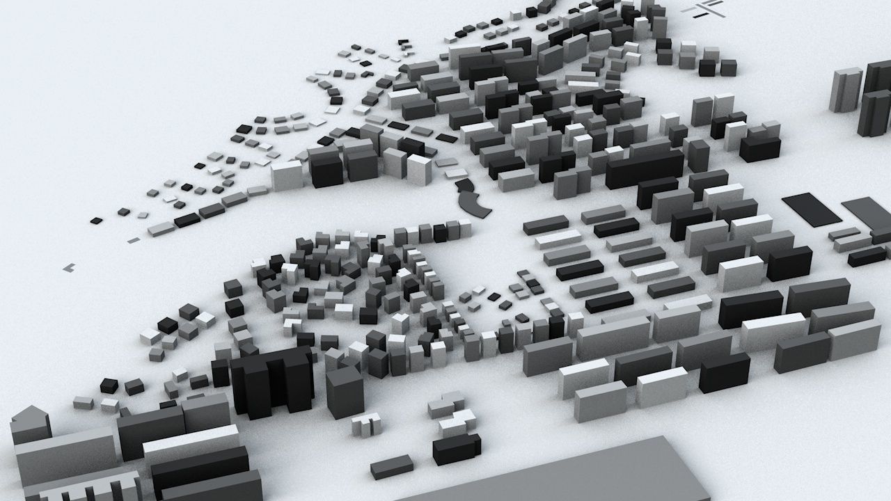 Wuhan Streets and Buildings 3D model_3