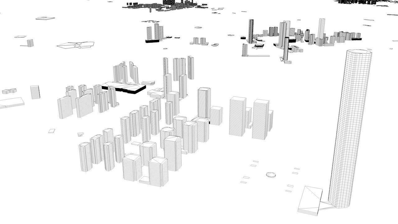 Wuhan Streets and Buildings 3D model_12