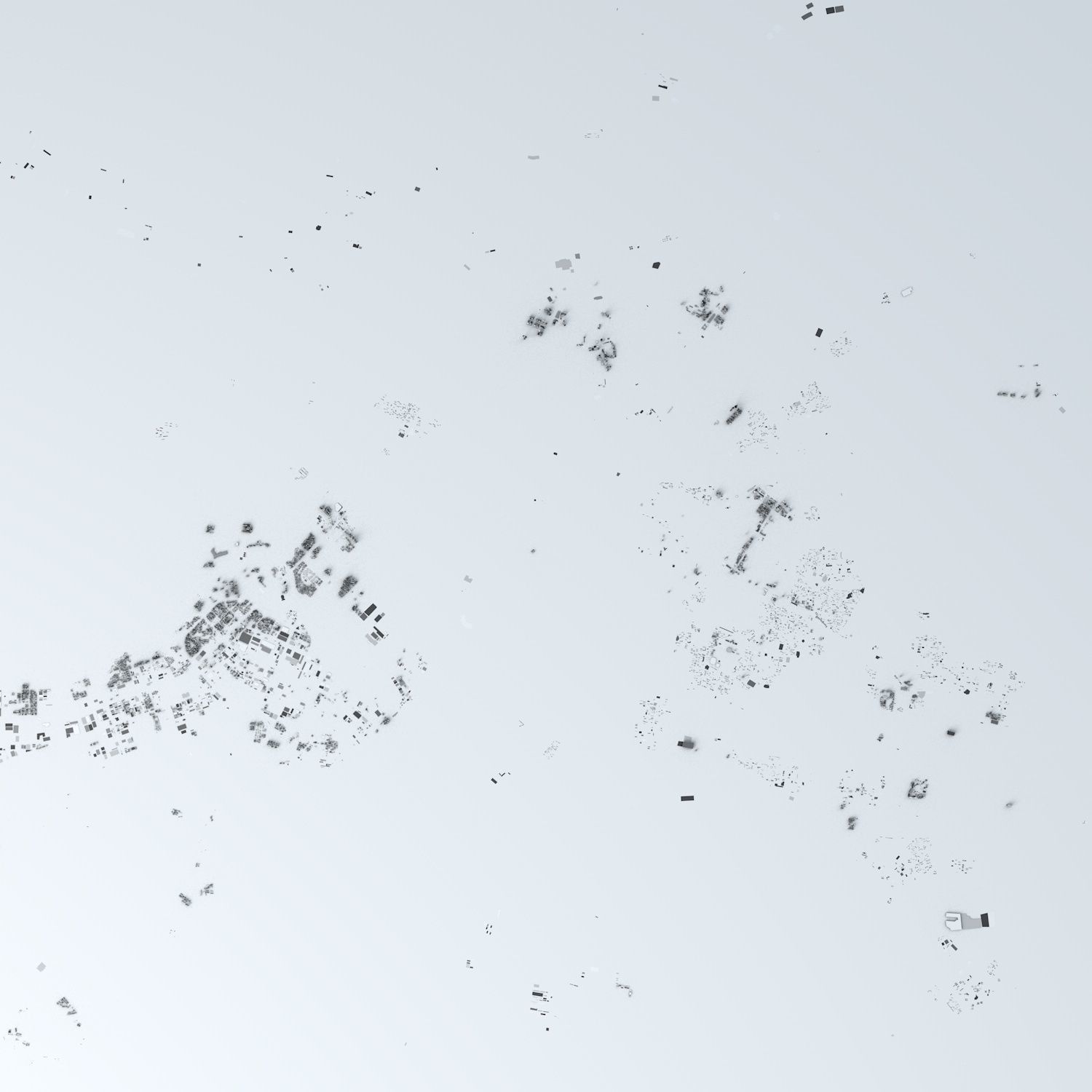 Wuhan Streets and Buildings 3D model_1