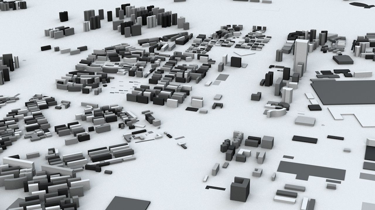 Wuhan Streets and Buildings 3D model_5