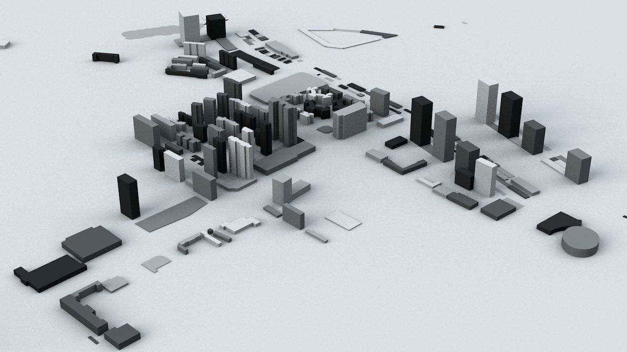 Wuhan Streets and Buildings 3D model_6