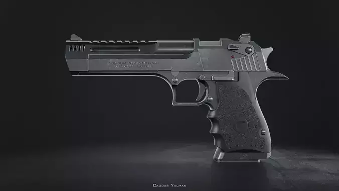 Desert Eagle  L5 Custom - High Poly Model