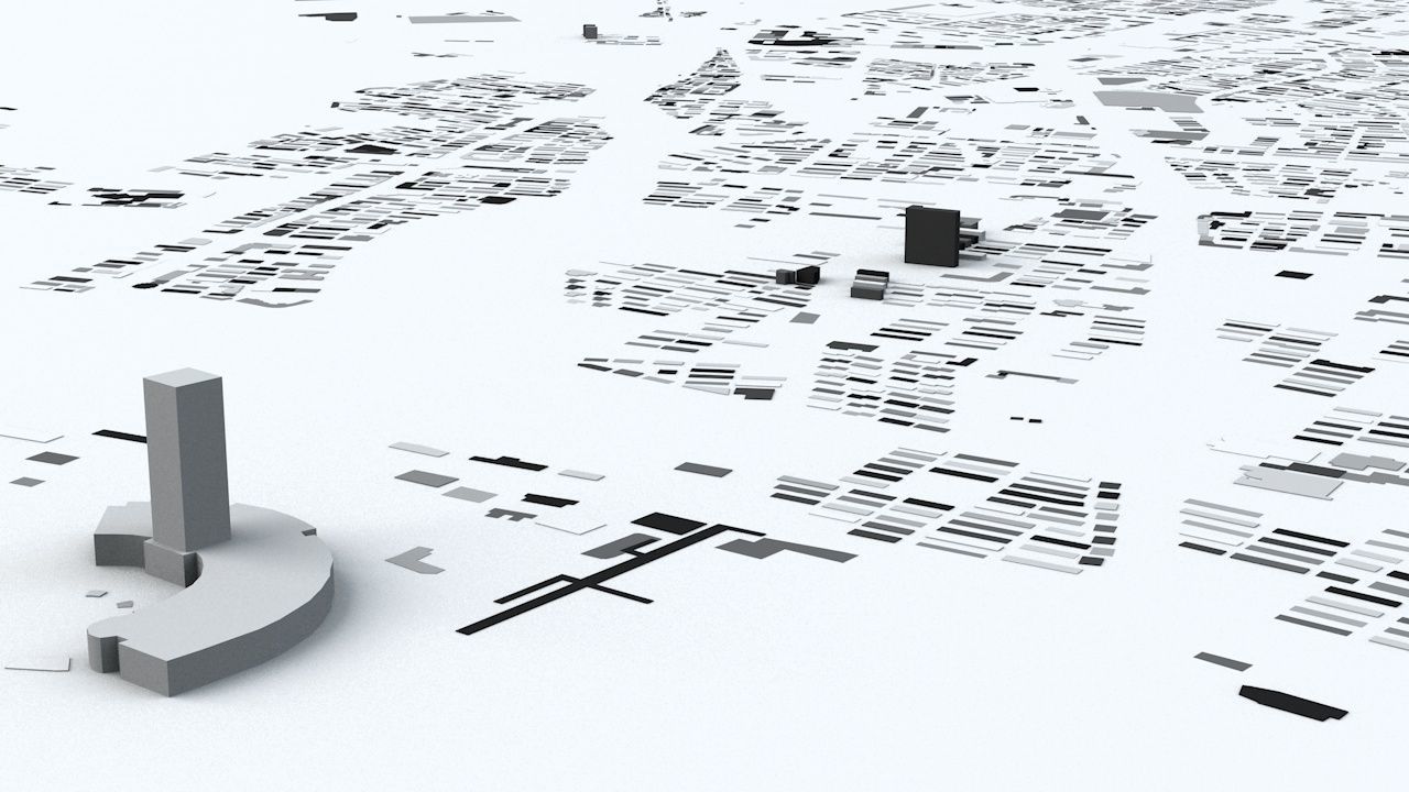 Hangzhou Streets and Buildings 3D model_7