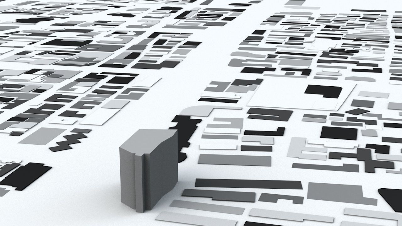 Hangzhou Streets and Buildings 3D model_6