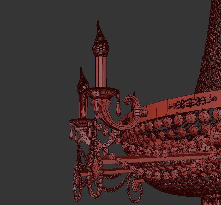  Chandelier Led E 169200 A 3D model_3