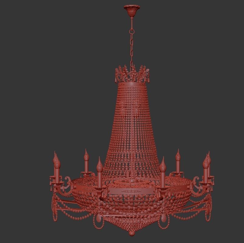  Chandelier Led E 169200 A 3D model_1