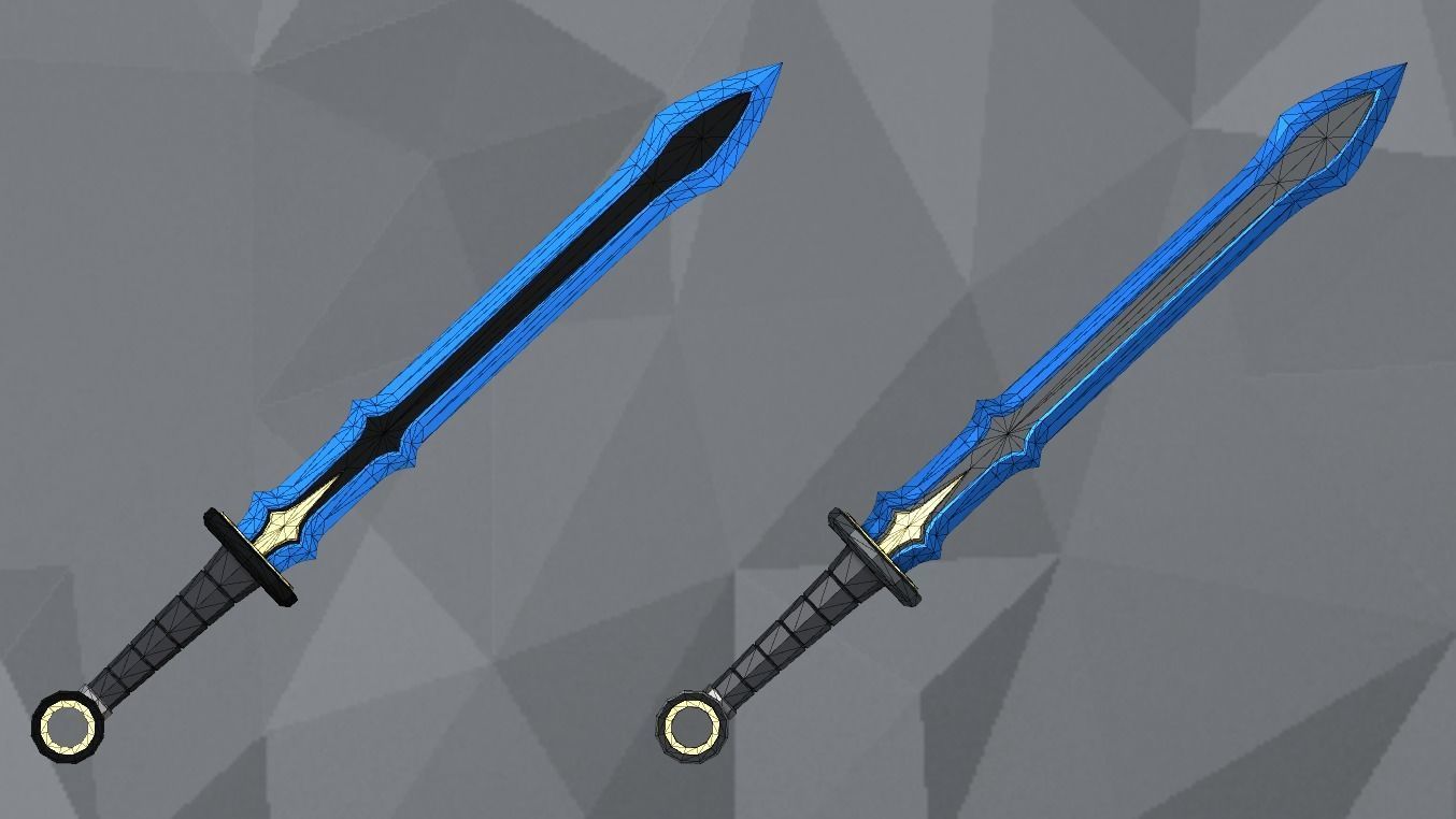 Low Poly Arsenal - Cobalt Low-poly 3D model_10