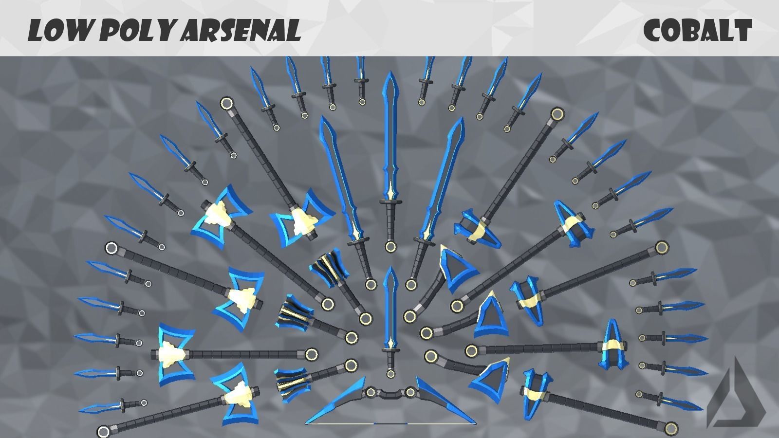 Low Poly Arsenal - Cobalt Low-poly 3D model_2