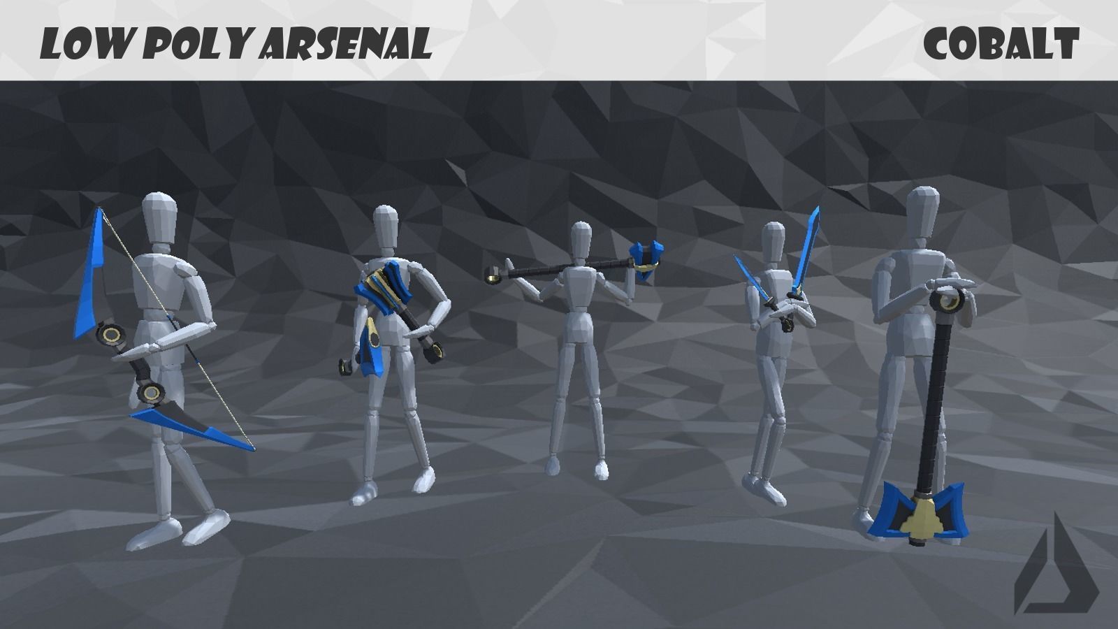 Low Poly Arsenal - Cobalt Low-poly 3D model_4
