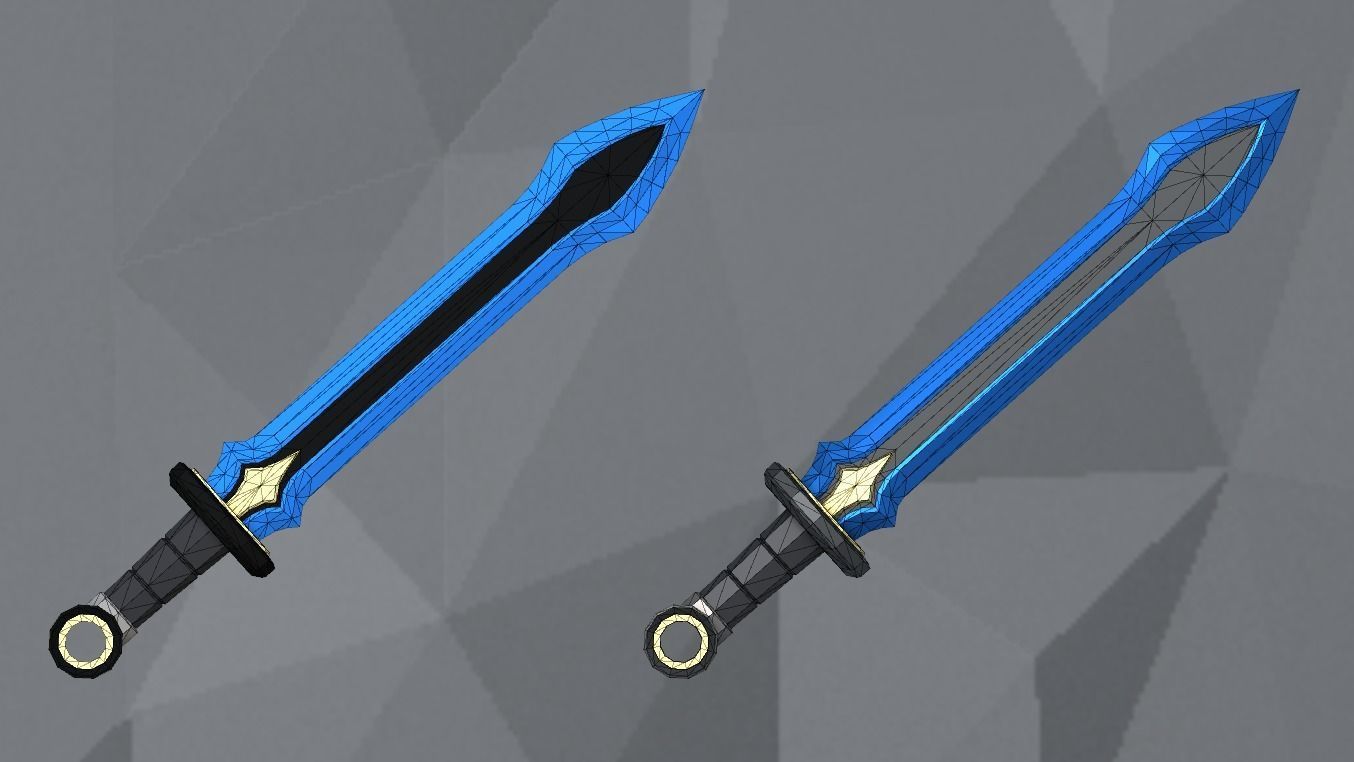 Low Poly Arsenal - Cobalt Low-poly 3D model_7