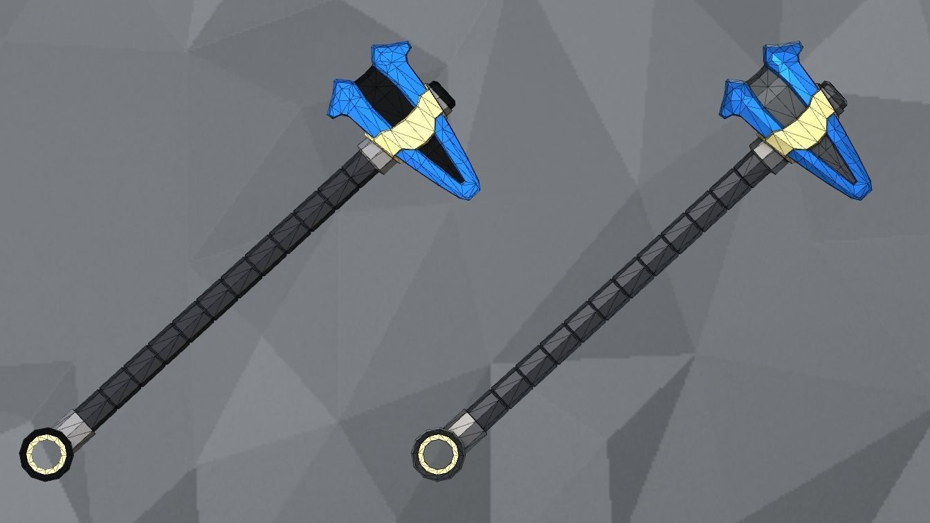 Low Poly Arsenal - Cobalt Low-poly 3D model_11