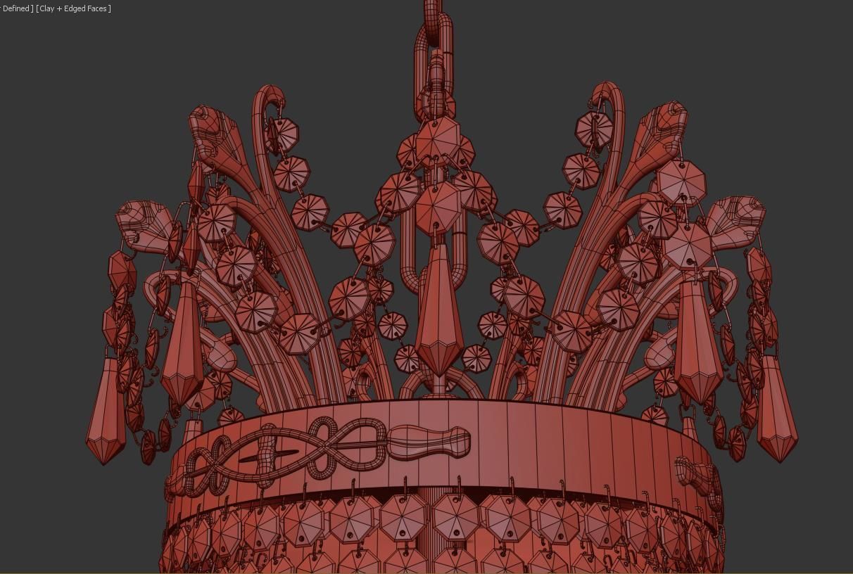 Chandelier Lodi E 1718200 G  3D model_4