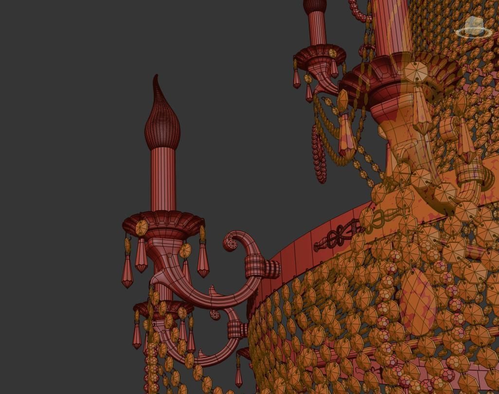 Chandelier Lodi E 1718200 G  3D model_3