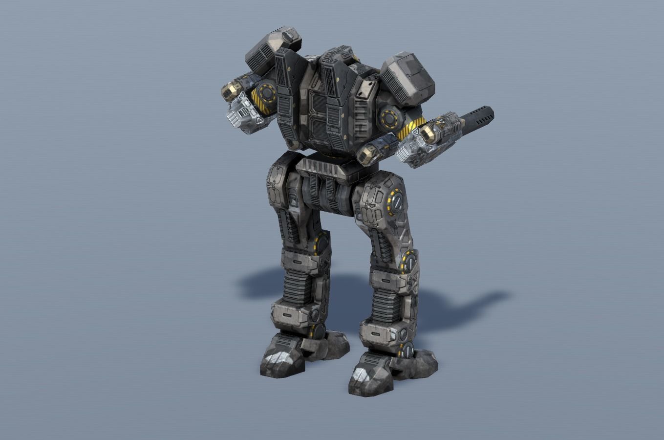 Spartan BattleMech Low-poly 3D model_18