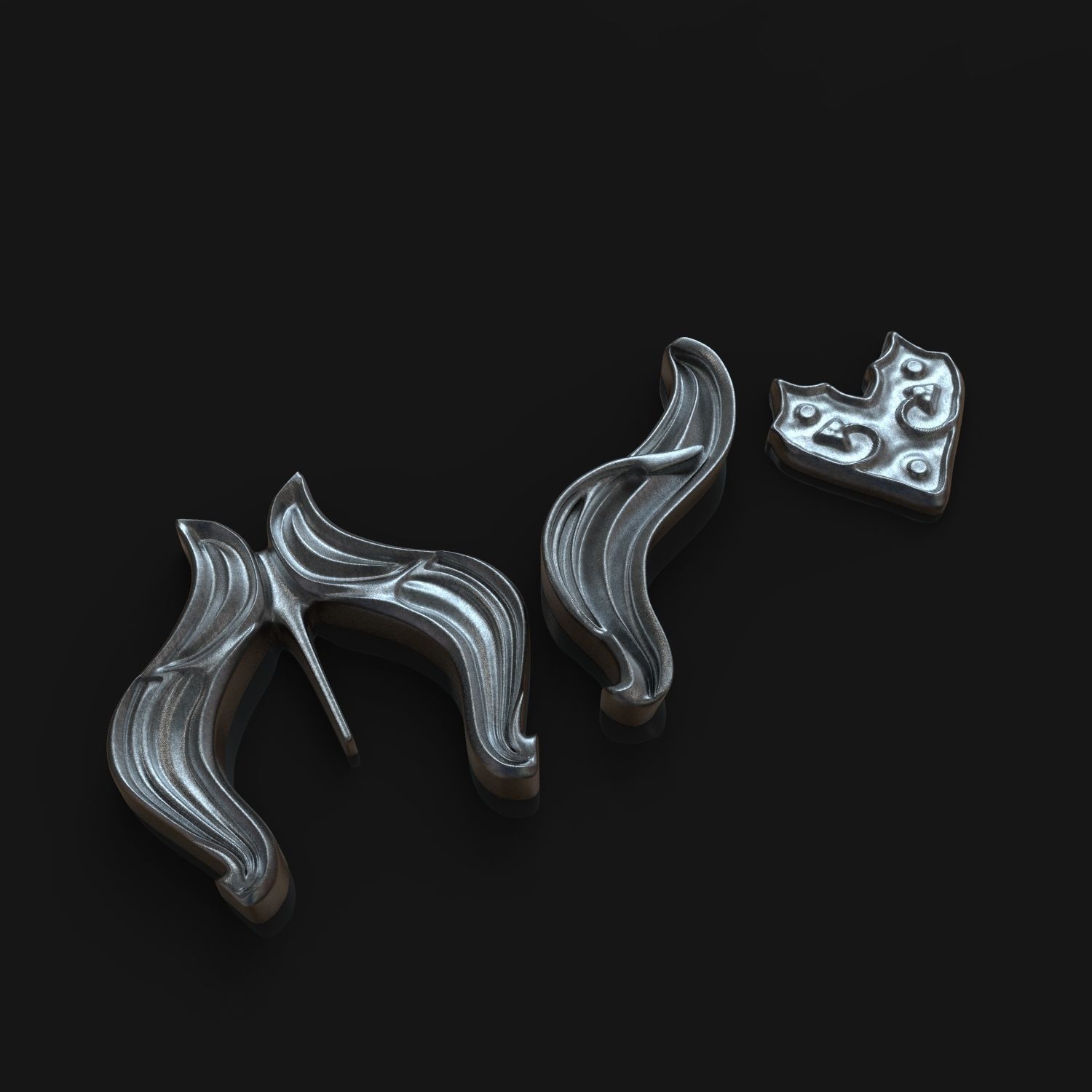 THORIN OAKENSHIELD BELT PARTS 3D print model_12