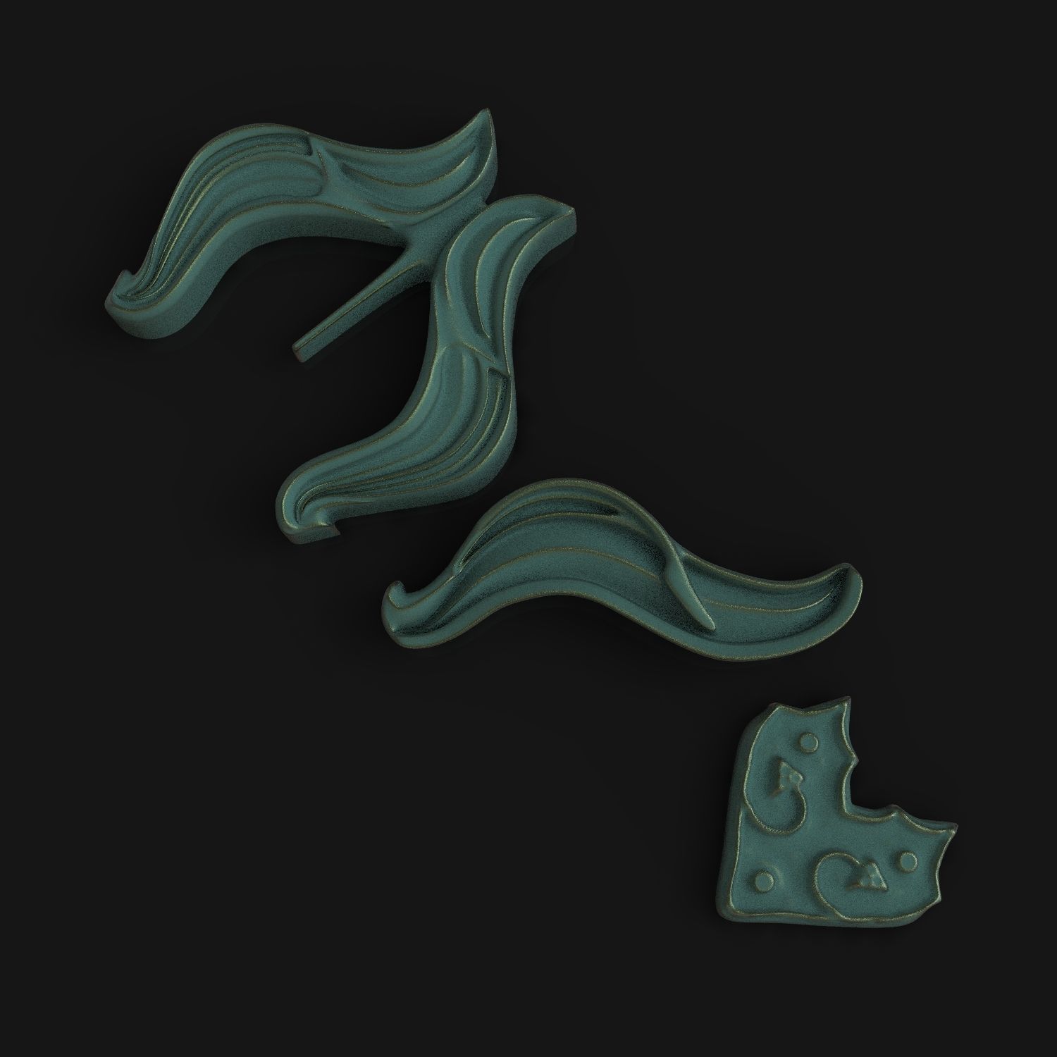 THORIN OAKENSHIELD BELT PARTS 3D print model_2