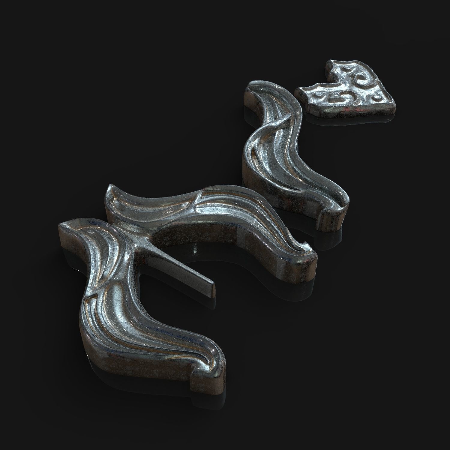 THORIN OAKENSHIELD BELT PARTS 3D print model_1