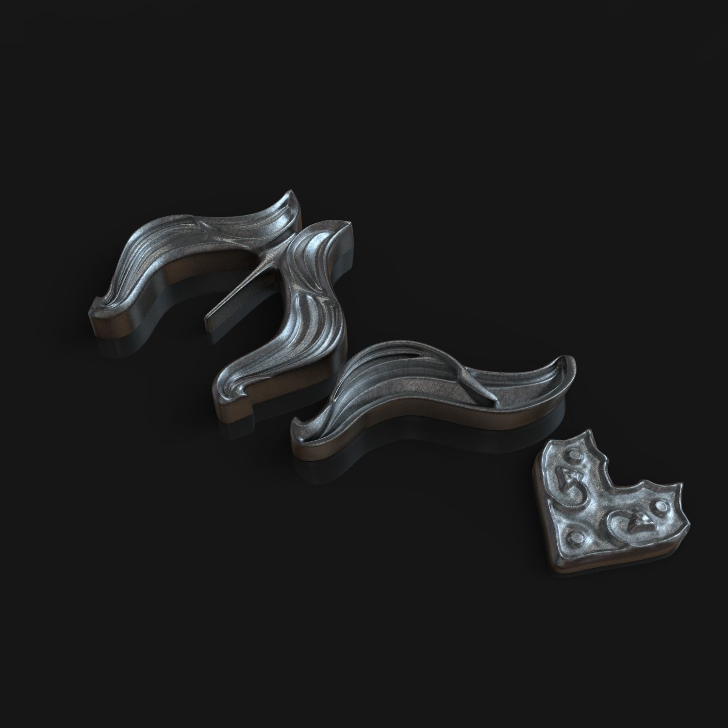 THORIN OAKENSHIELD BELT PARTS 3D print model_13