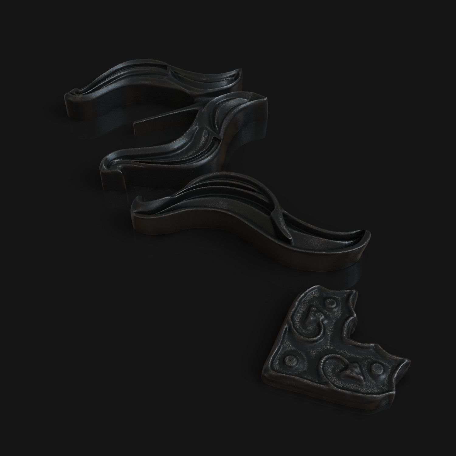 THORIN OAKENSHIELD BELT PARTS 3D print model_15