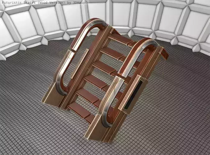 Wood Stairs Construction Element 2 