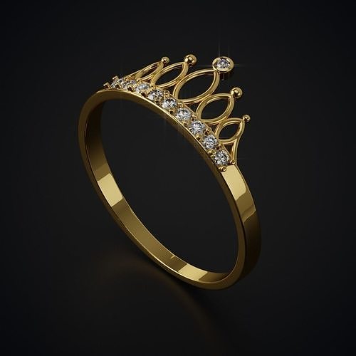 Ring Crown Free 3D print model