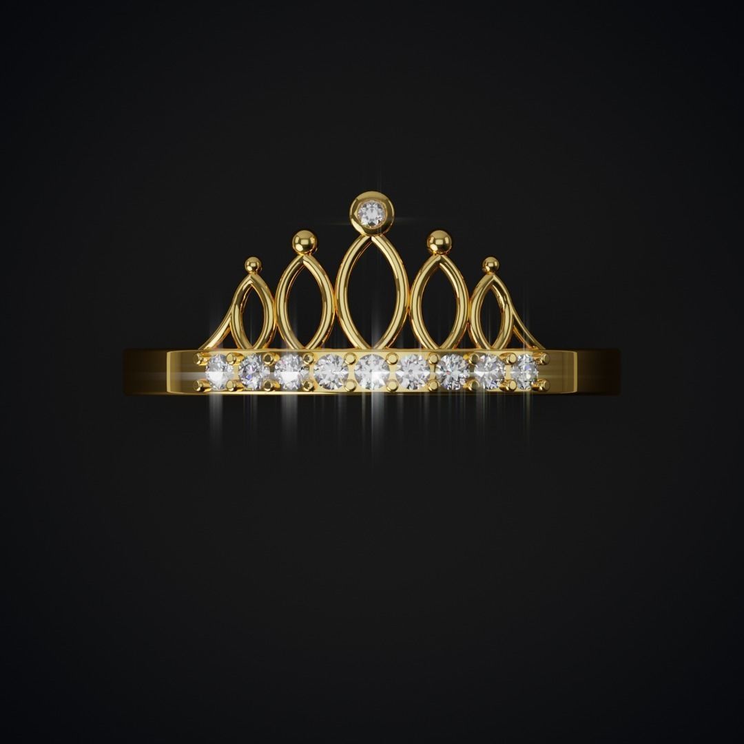 Ring Crown Free 3D print model_1