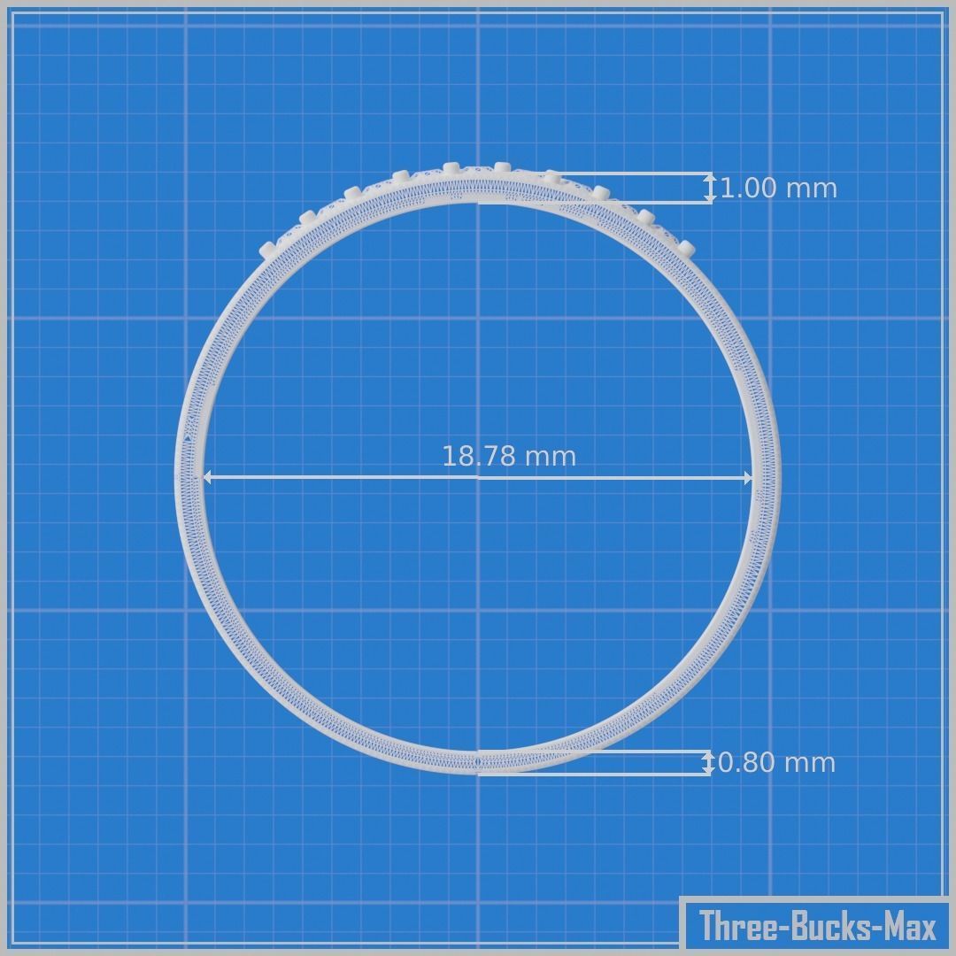 Ring Crown Free 3D print model_2