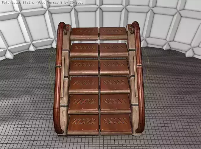 Wood Stairs - Construction Element 5