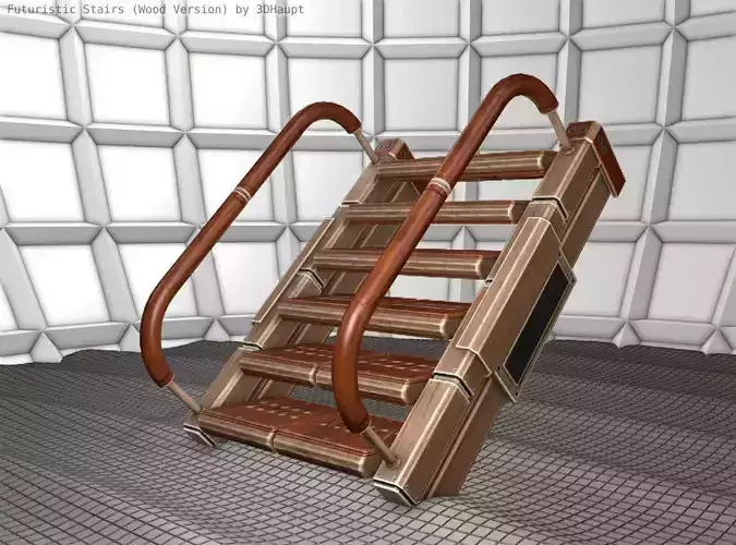 Wood Stairs Construction Element 6 