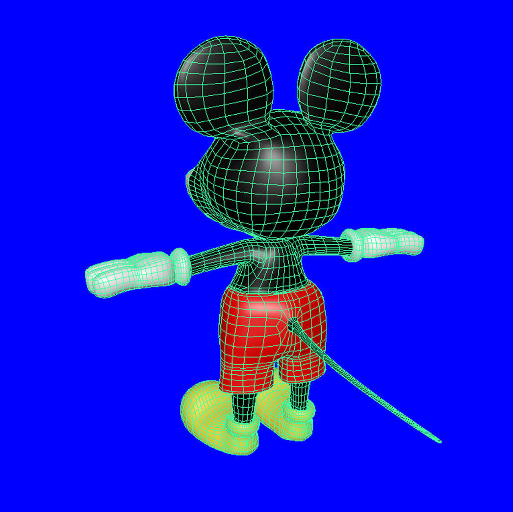 Mickey Mouse 3D model_3