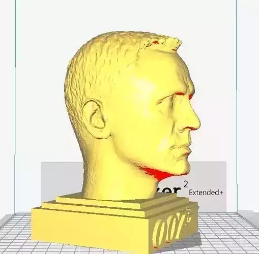 James Bond - Daniel Craig sculpture 3D print model