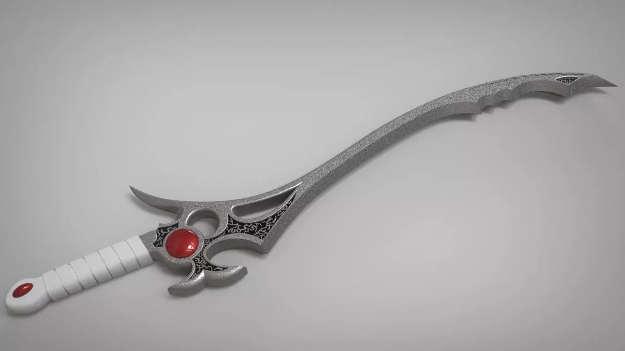 Sword of Darkness green power ranger 3D print model_0